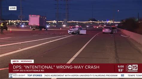 One Injured in Wrong-Way Crash on Loop 202 [Tempe, AZ]